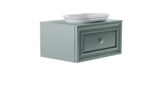 Тумба с раковиной Astra-Form Шарм 4631177714948 70 см зелёный матовый